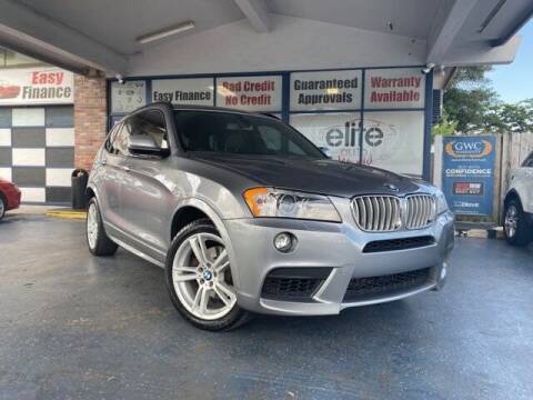 2011 BMW X3 for sale at ELITE AUTO WORLD in Fort Lauderdale FL