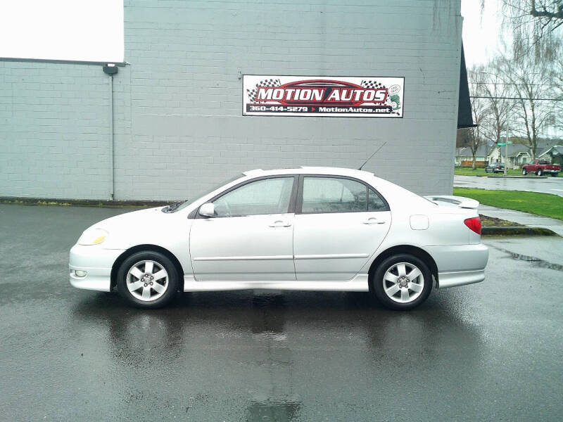 2008 Toyota Corolla for sale at Motion Autos in Longview WA