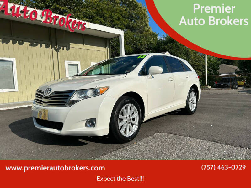 2012 Toyota Venza for sale at Premier Auto Brokers in Virginia Beach VA