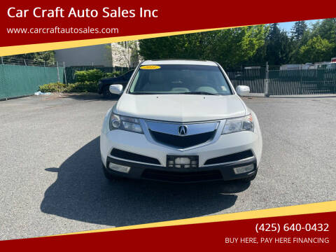 2011 Acura MDX for sale at Car Craft Auto Sales Inc in Lynnwood WA