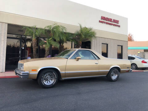 1985 Chevrolet El Camino for sale at HIGH-LINE MOTOR SPORTS in Brea CA