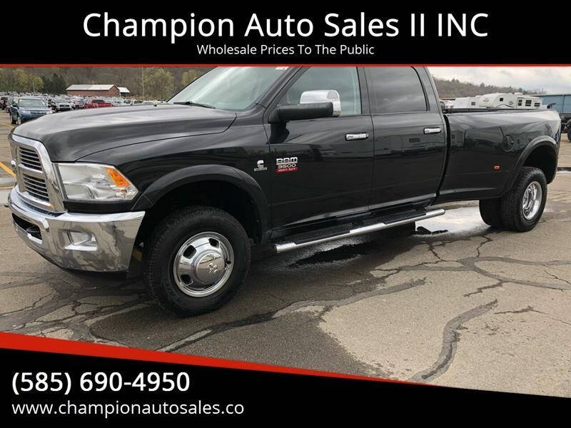 2010 Dodge Ram Pickup 3500 for sale at Champion Auto Sales II INC in Rochester NY
