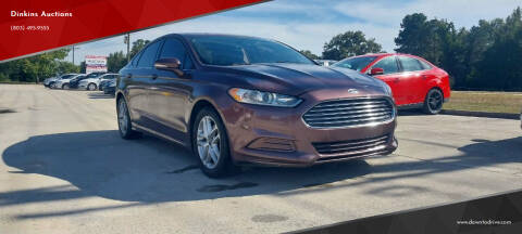 2016 Ford Fusion for sale at Dinkins Auctions in Sumter SC