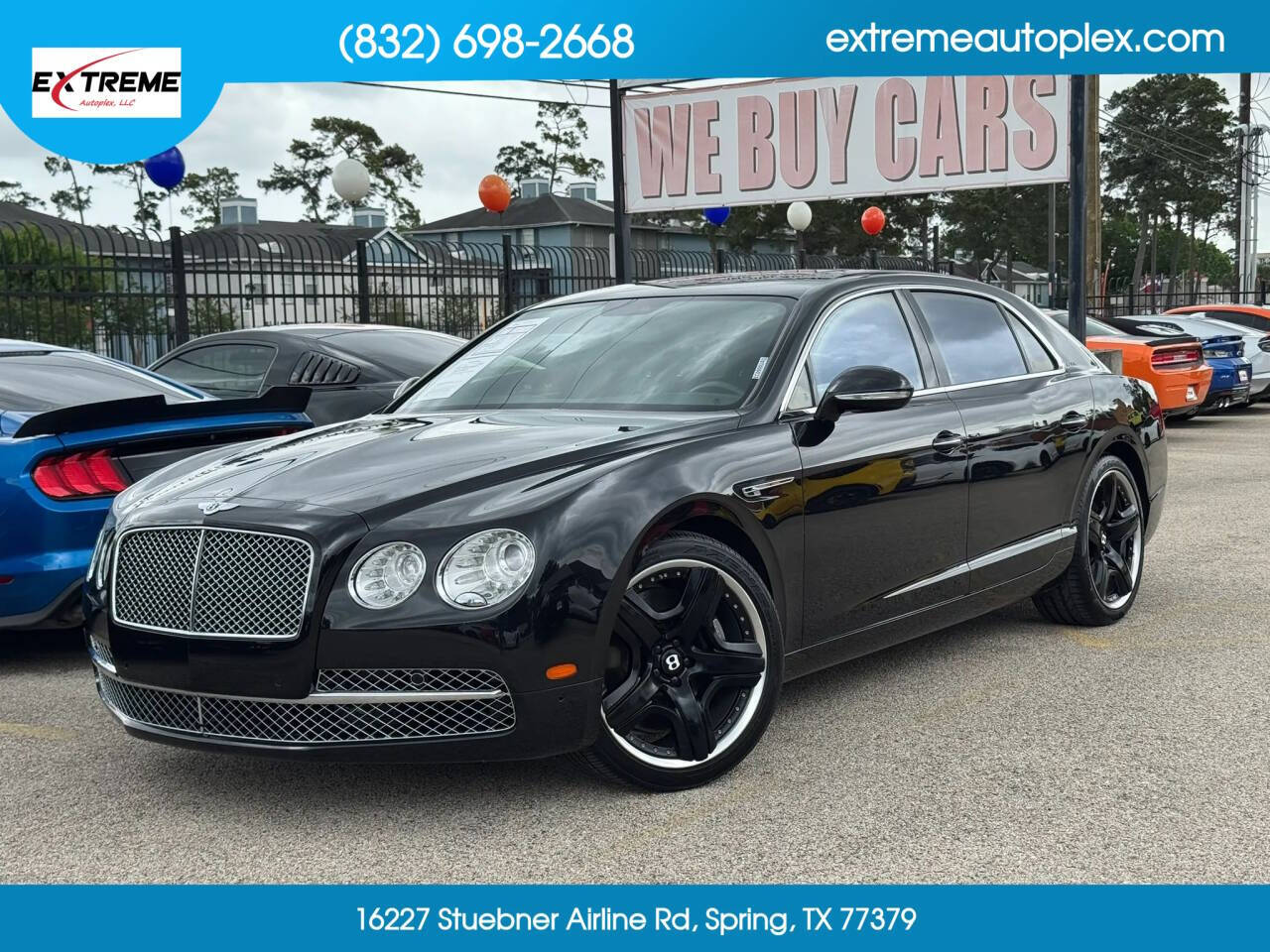 Black 2014 Bentley Flying Spur Base AWD 4dr Sedan 1