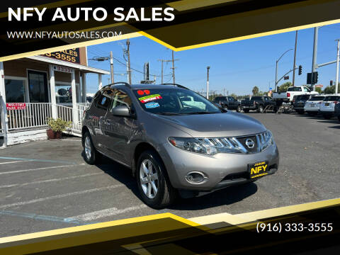 2009 Nissan Murano for sale at NFY AUTO SALES in Sacramento CA