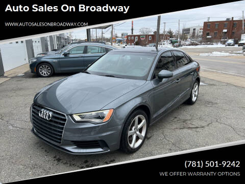 2015 Audi A3 for sale at Auto Sales on Broadway in Norwood MA