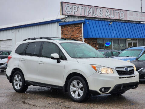 2014 Subaru Forester for sale at Optimus Auto in Omaha NE