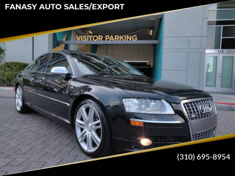 2007 Audi S8 for sale at FANASY AUTO SALES/EXPORT in Yorba Linda CA