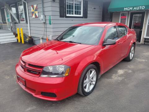 2013 Dodge Avenger for sale at MGM Auto Sales in Cortland NY
