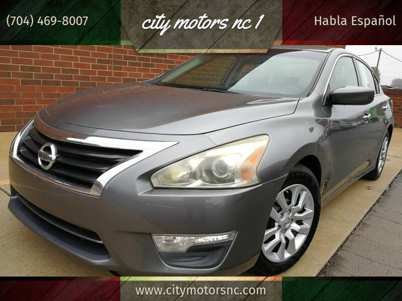 2015 Nissan Altima for sale at CITY MOTORS NC 1 in Harrisburg NC