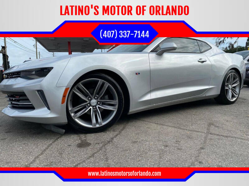 2017 Chevrolet Camaro for sale at LATINO'S MOTOR OF ORLANDO in Orlando FL