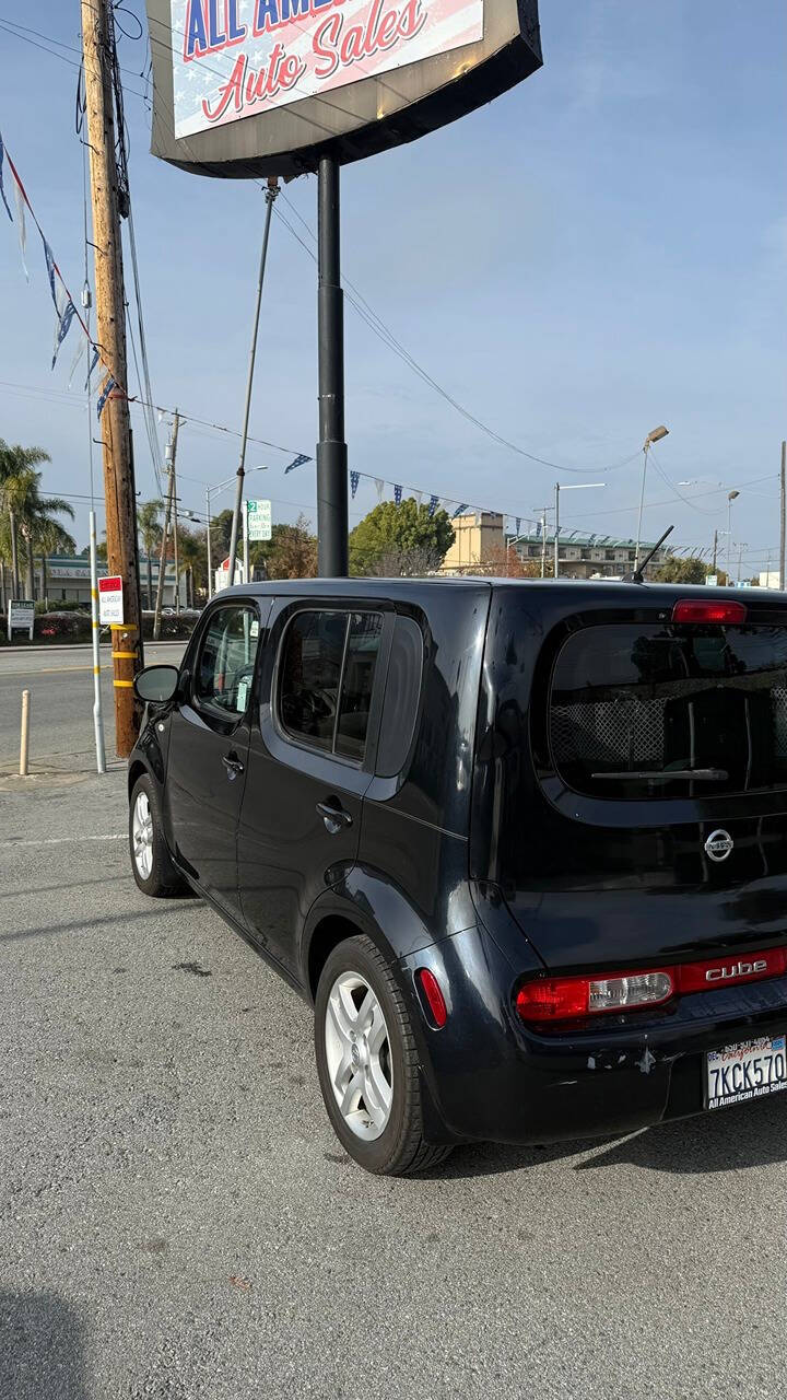 2012 Nissan cube for sale at ALL AMERICAN AUTO SALES in San Mateo, CA