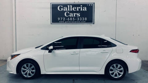 2021 Toyota Corolla for sale at Galleria Cars in Dallas TX