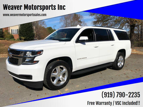 2017 Chevrolet Suburban for sale at Weaver Motorsports Inc in Cary NC