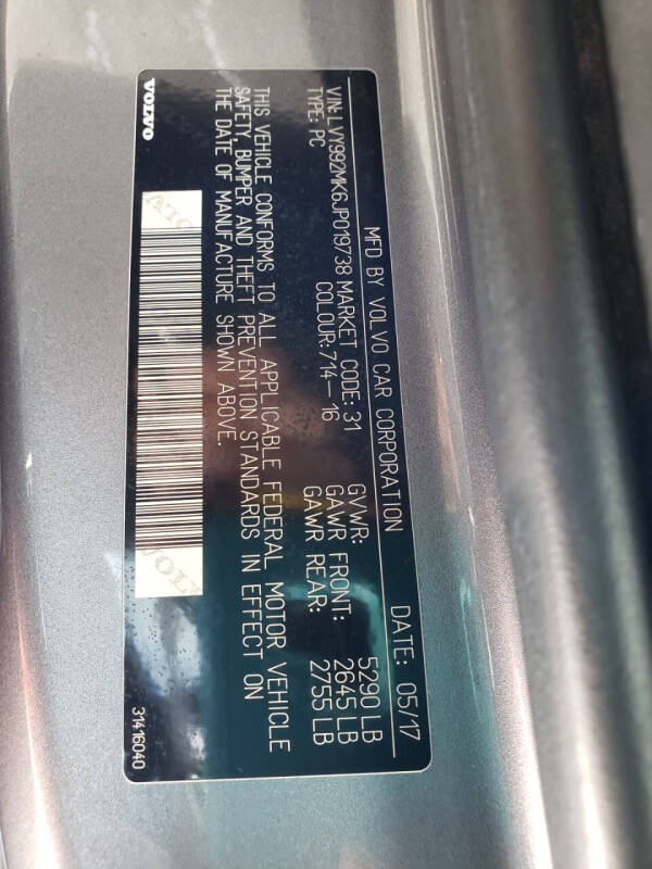 2018 Volvo S90 T6 Momentum