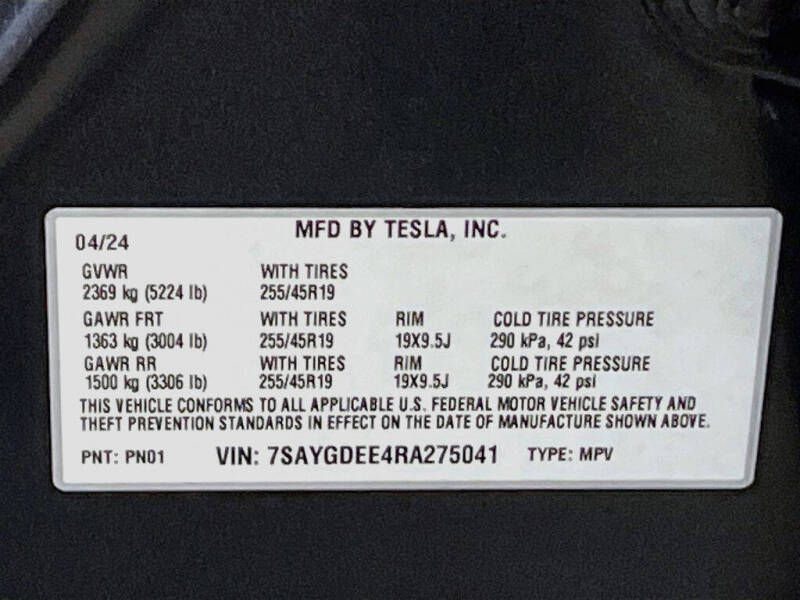 2024 Tesla Model Y Long Range