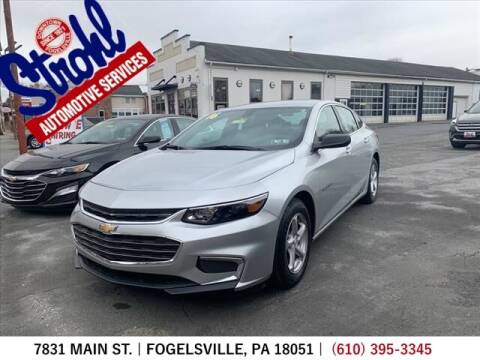 2016 Chevrolet Malibu for sale at Strohl Automotive Services in Fogelsville PA