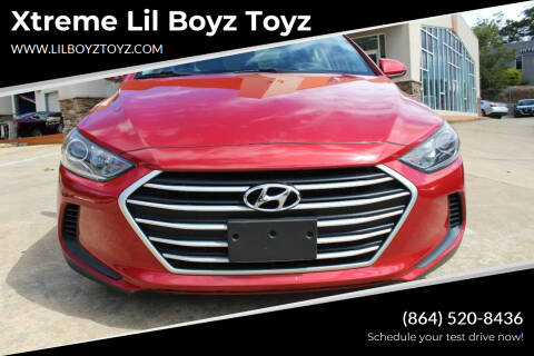 2017 Hyundai Elantra for sale at Xtreme Lil Boyz Toyz in Greenville SC