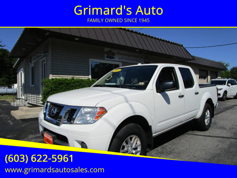 2015 Nissan Frontier for sale at Grimard's Auto in Hooksett NH