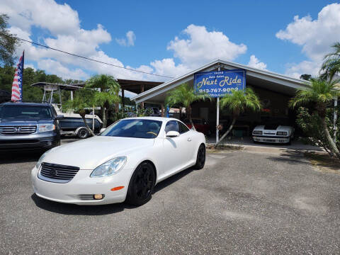2002 Lexus SC 430 for sale at NEXT RIDE AUTO SALES INC in Tampa FL