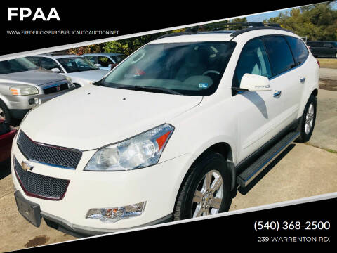 2010 Chevrolet Traverse for sale at FPAA in Fredericksburg VA