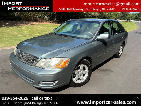 2001 Toyota Avalon for sale at Import Performance Sales in Raleigh NC