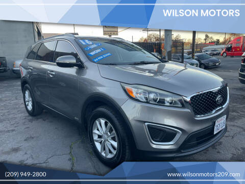 2016 Kia Sorento for sale at WILSON MOTORS in Stockton CA