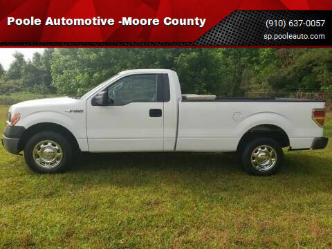 2012 Ford F-150 for sale at Poole Automotive in Laurinburg NC