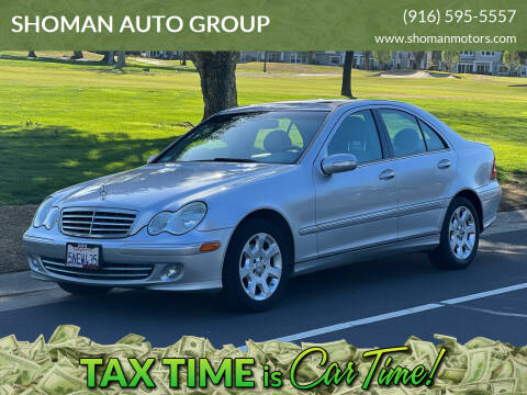 2005 Mercedes-Benz C-Class for sale at SHOMAN AUTO GROUP in Davis CA