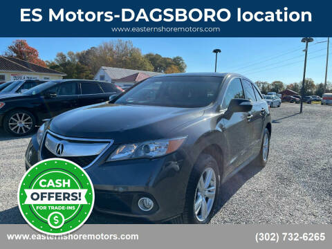 2014 Acura RDX for sale at ES Motors-DAGSBORO location in Dagsboro DE