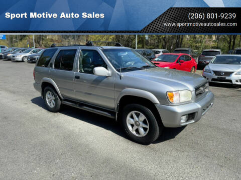 1999 Nissan Pathfinder for sale at Sport Motive Auto Sales in Seattle WA