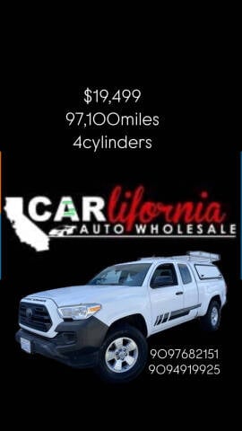 2018 Toyota Tacoma for sale at CARLIFORNIA AUTO WHOLESALE in San Bernardino CA