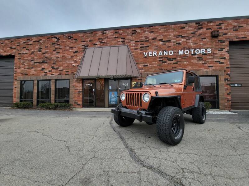 2001 Jeep Wrangler for sale at Verano Motors in Addison IL