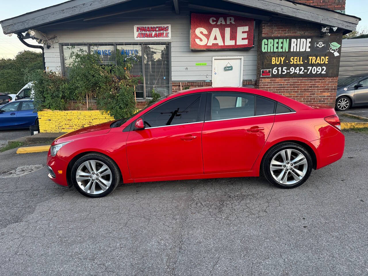 2015 Chevrolet Cruze for sale at Green Ride LLC in NASHVILLE, TN