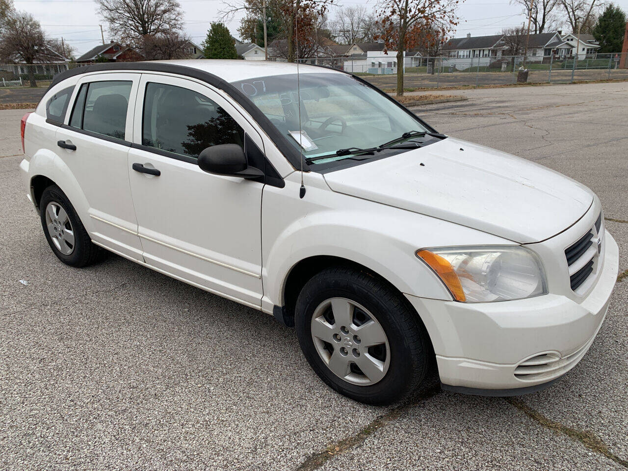 White 2007 Dodge Caliber Base 4dr Wagon 2