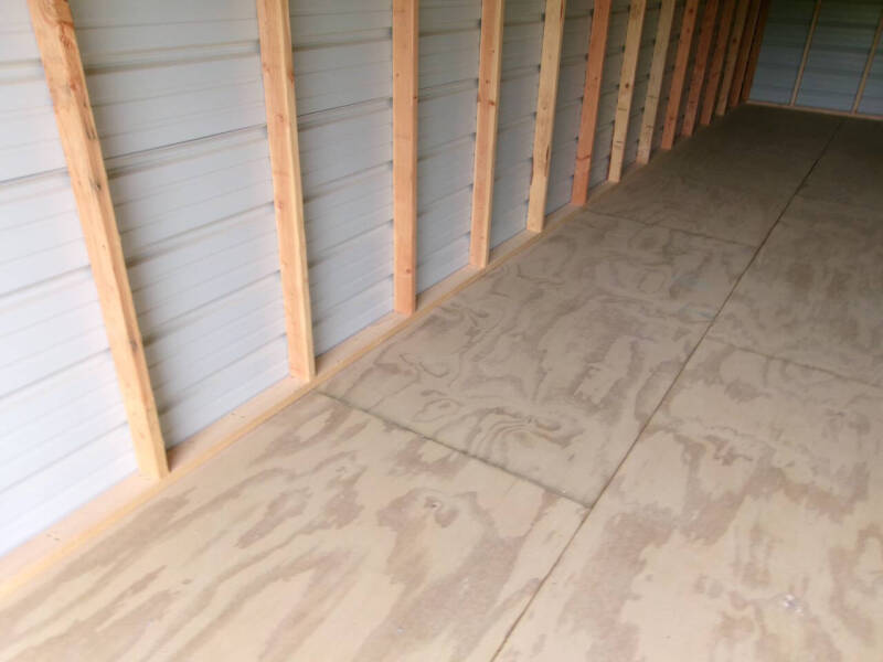 12 x 32 metal lofted garage