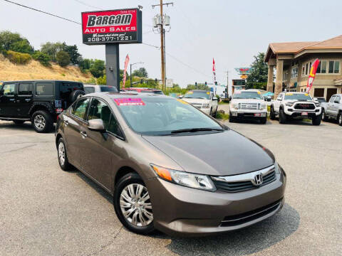 2012 Honda Civic for sale at Bargain Auto Sales LLC in Garden City ID