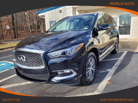 2020 Infiniti QX60 for sale at World Auto in Fredericksburg VA