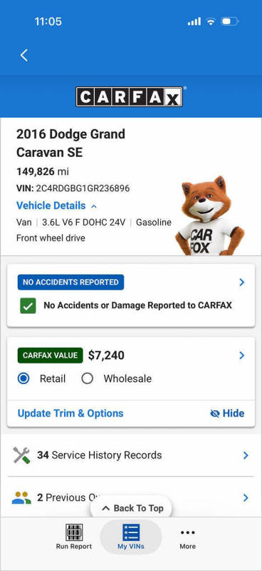 2016 Dodge Grand Caravan SE