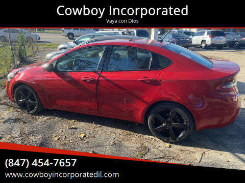2015 Dodge Dart for sale at Cowboy Incorporated in Waukegan IL
