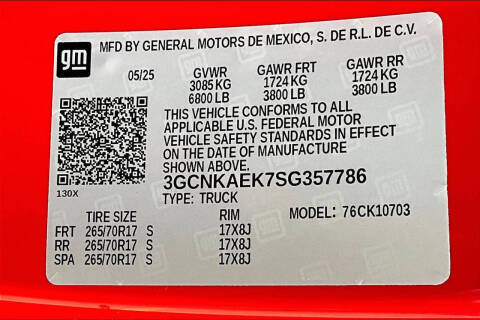 2025 Chevrolet Silverado 1500