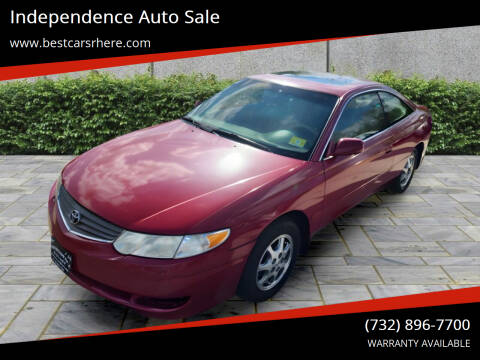 2002 Toyota Camry Solara for sale at Independence Auto Sale in Bordentown NJ