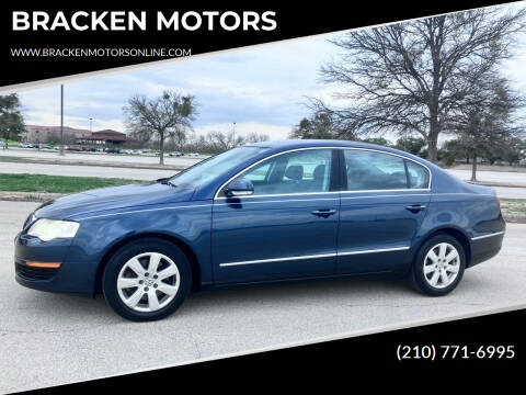 2006 Volkswagen Passat for sale at BRACKEN MOTORS in San Antonio TX