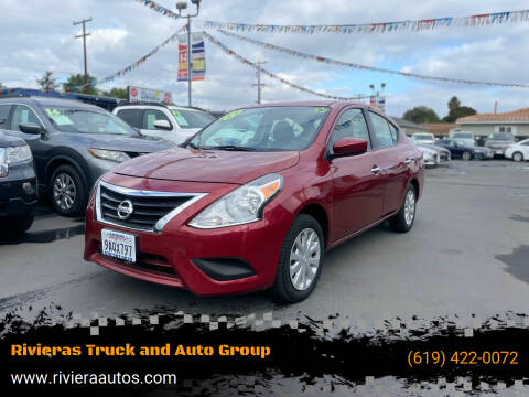 2018 Nissan Versa for sale at Rivieras Truck and Auto Group in Chula Vista CA