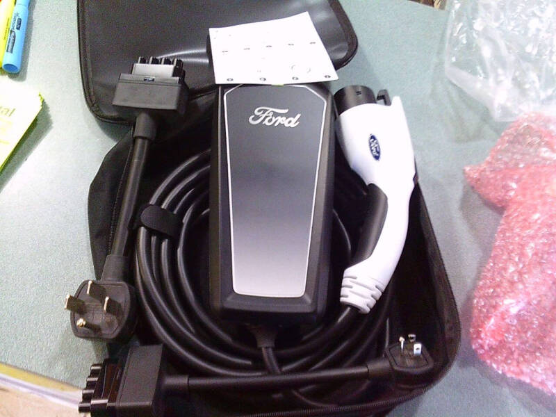 Ford Mustang Mach-E or E-Transit. -