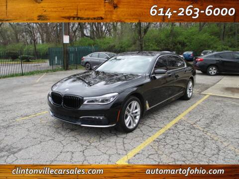 2016 BMW 7 Series for sale at Clintonville Car Sales - AutoMart of Ohio in Columbus OH