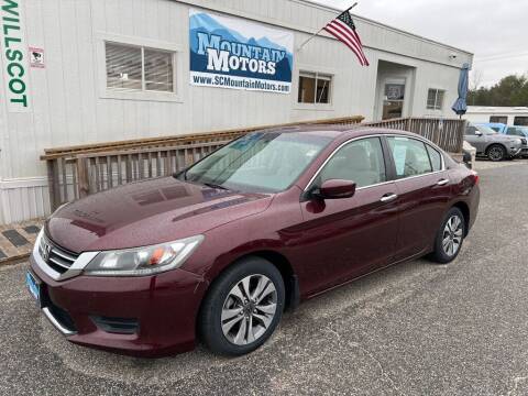2013 Honda Accord for sale at Mountain Motors LLC in Spartanburg SC