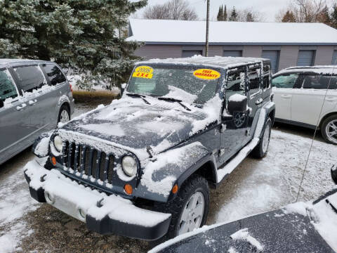 2008 Jeep Wrangler Unlimited for sale at Clare Auto Sales, Inc. in Clare MI