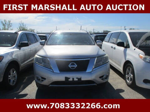 2015 Nissan Pathfinder for sale at First Marshall Auto Auction in Harvey IL