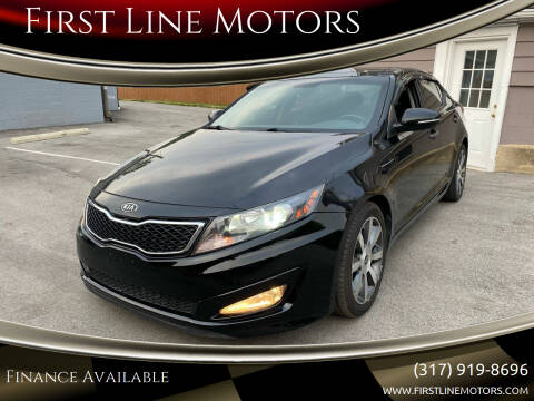 2012 Kia Optima for sale at First Line Motors in Brownsburg IN